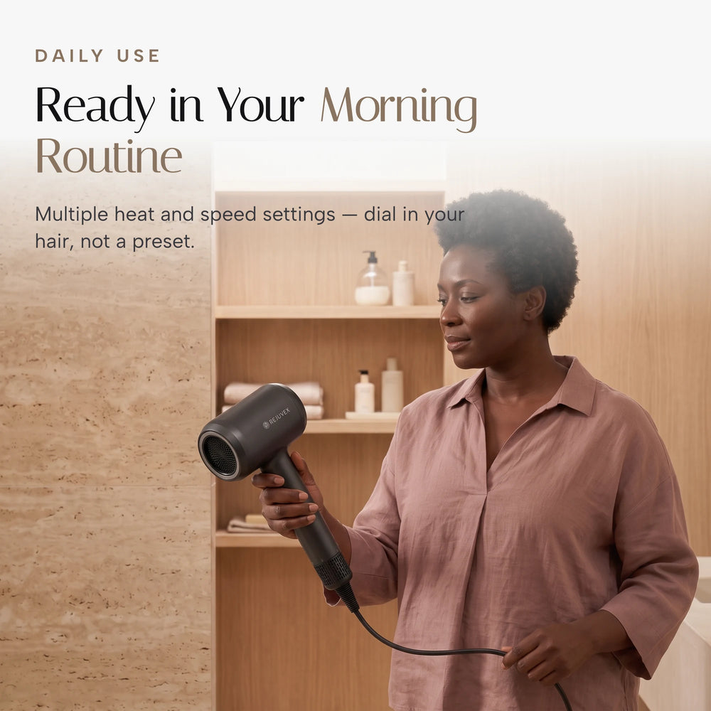 High Speed Hair Dryer — in-use
