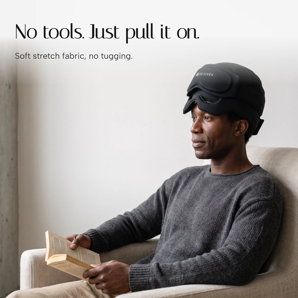 Migraine Cap — in-use